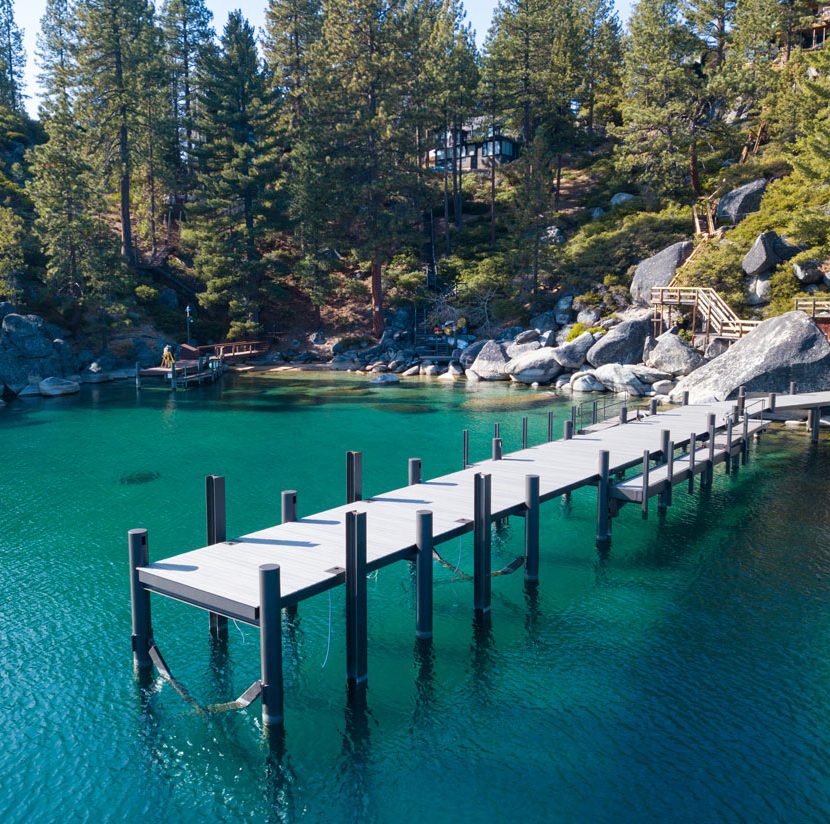 Crystal Bay Reno Glass-and-Stone Sentinel | Leading Estates